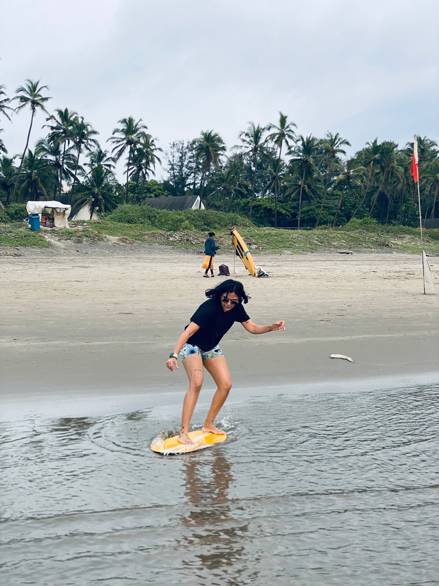 Flatland Fishtale Skimboard Yellow