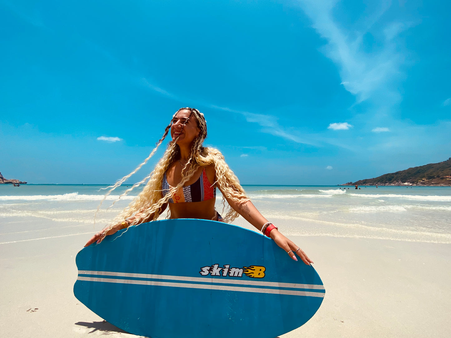 Flatland Fishtale Skimboard Blue